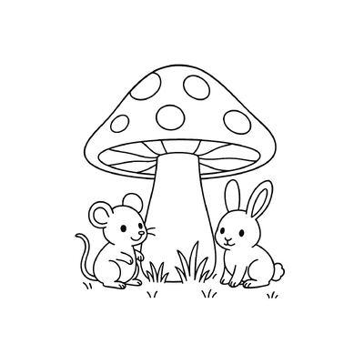Mushroom Coloring Pages for Kids 2026 – Explore Nature Creatively