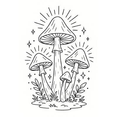 Mushroom Coloring Pages for Kids 2026 – Explore Nature Creatively
