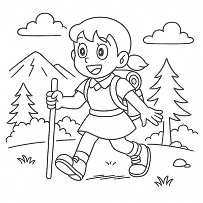 Shizuka Coloring Pages for Kids 2026 – Free PDF Download