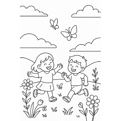 Spring Coloring Pages for Kids 2026 – Free Download