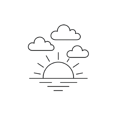 Sun and Cloud Coloring Pages for Kids 2026