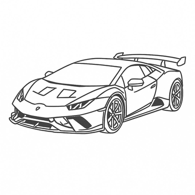 Super Cool Lamborghini Coloring Pages 2026 – Kids’ Favorite!