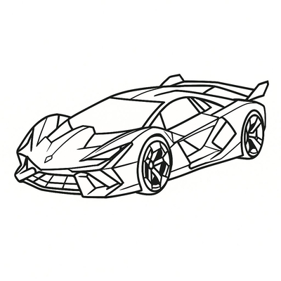 Super Cool Lamborghini Coloring Pages 2026 – Kids’ Favorite!