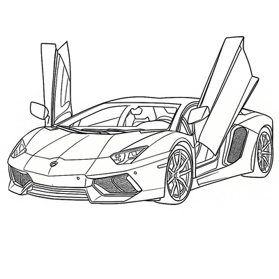 Super Cool Lamborghini Coloring Pages 2026 – Kids’ Favorite!