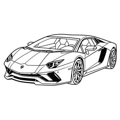 Super Cool Lamborghini Coloring Pages 2026 – Kids’ Favorite!