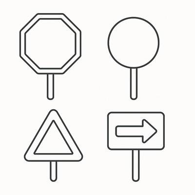 Traffic Sign Coloring Pages for Kids – Download PDF 2026