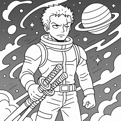 Zoro Coloring Pages for Kids 2026 – Free PDF Download