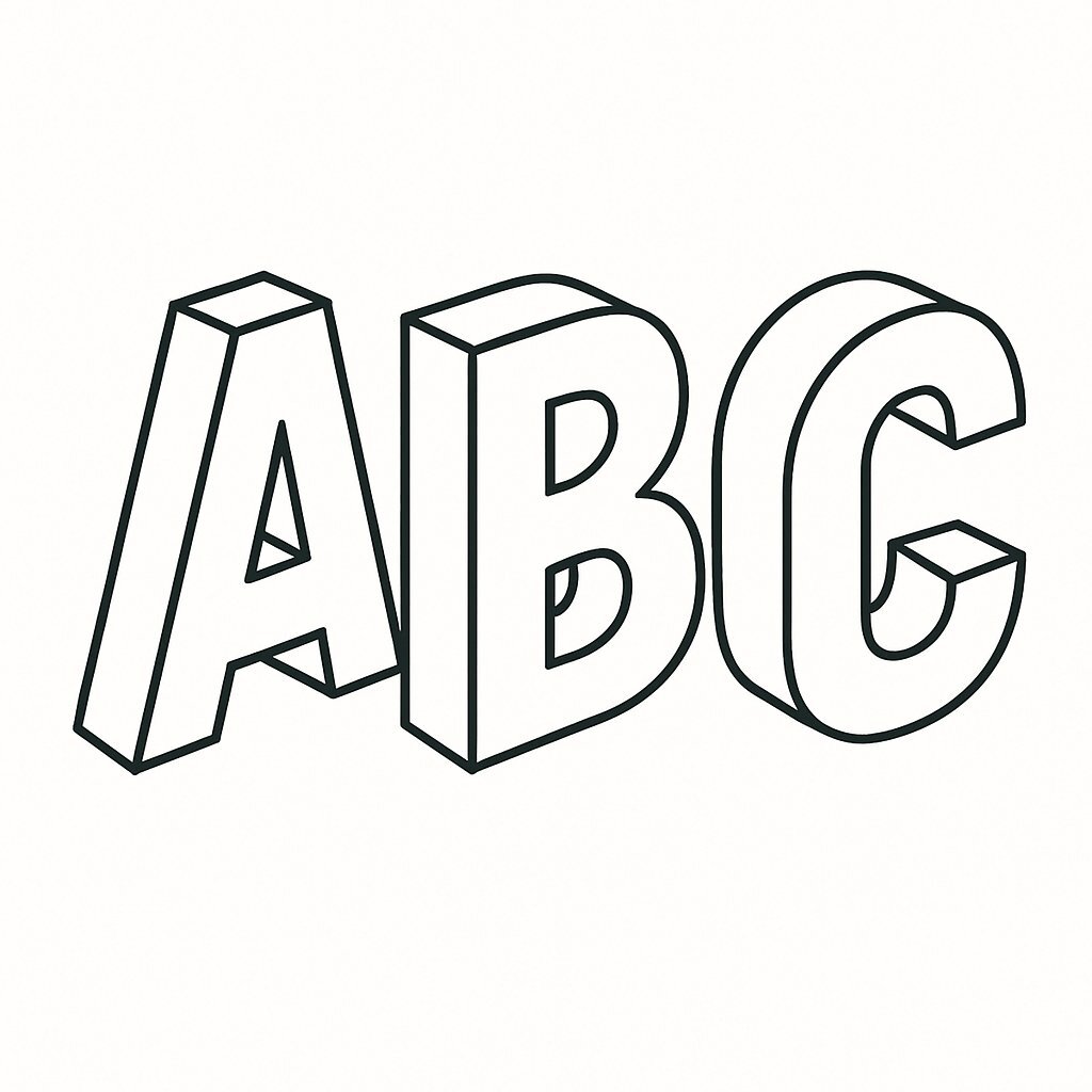3D Letters