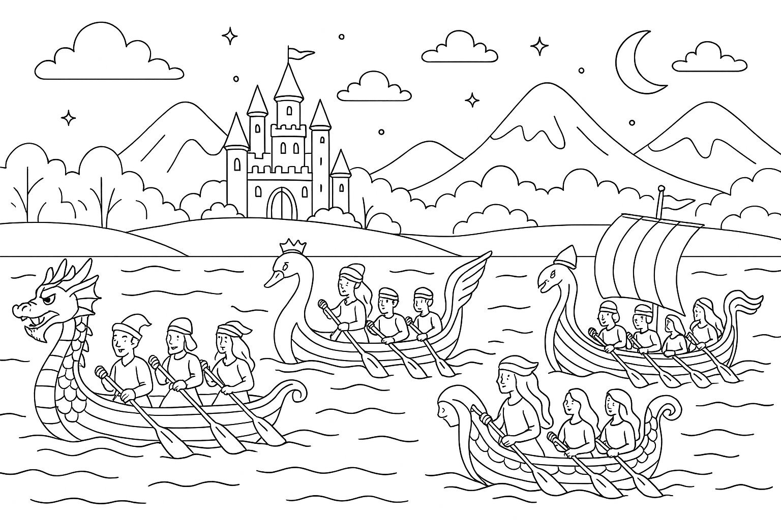 Mythical Boat Racing Festival