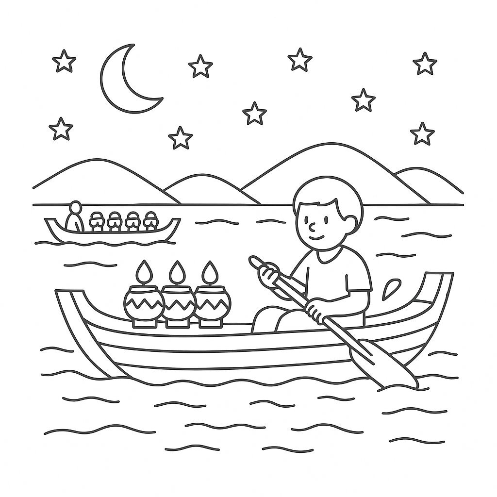 Nighttime Dragon Boat Festival