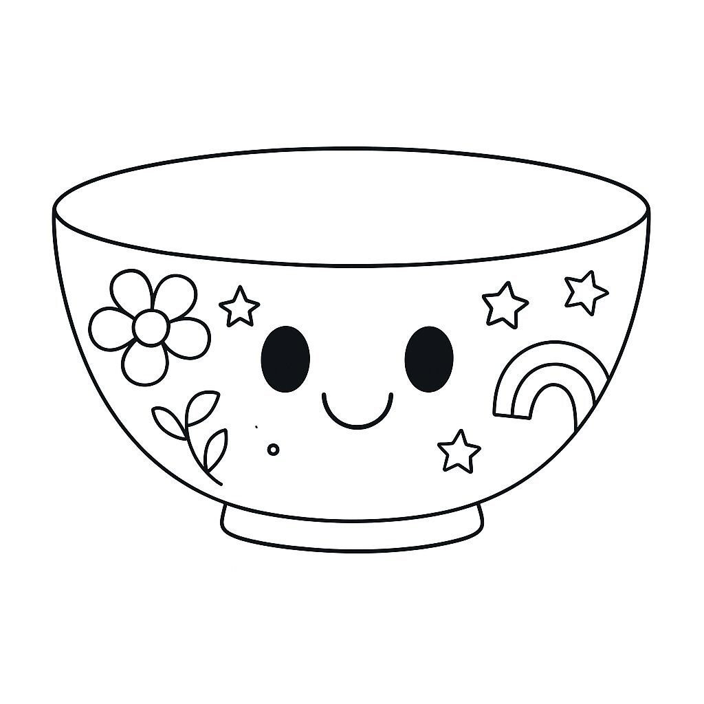 Playful Bowl Coloring