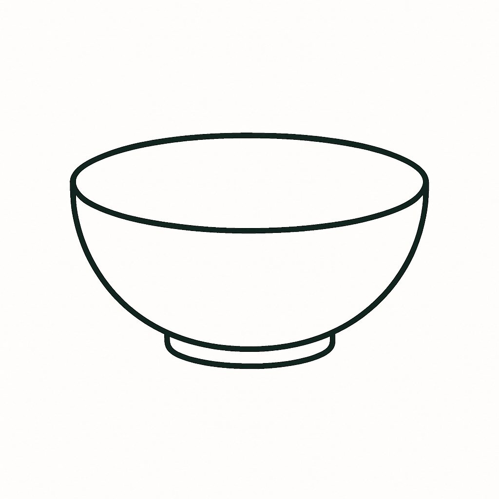 Coloring a Minimalist Bowl