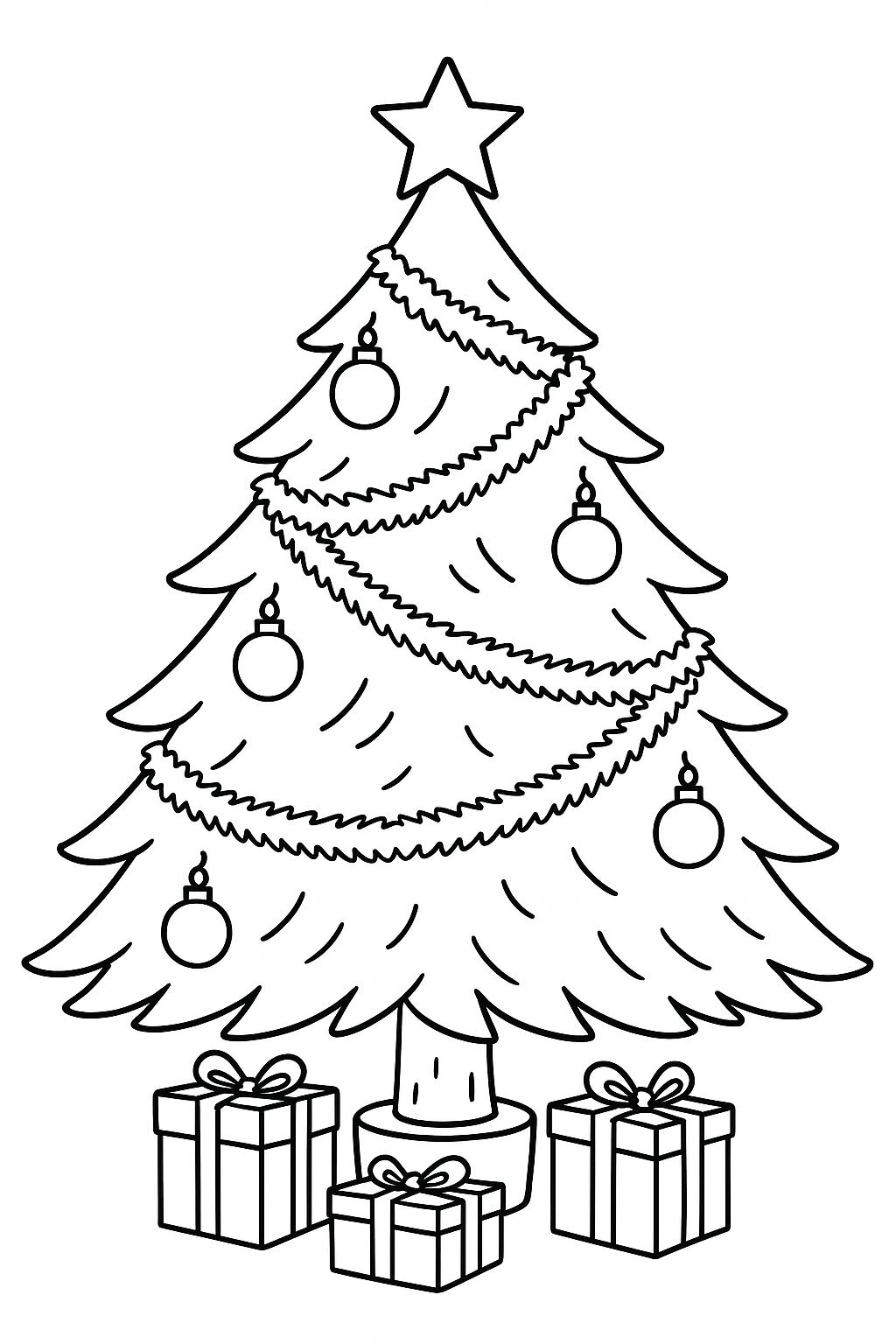 Golden Christmas Tree