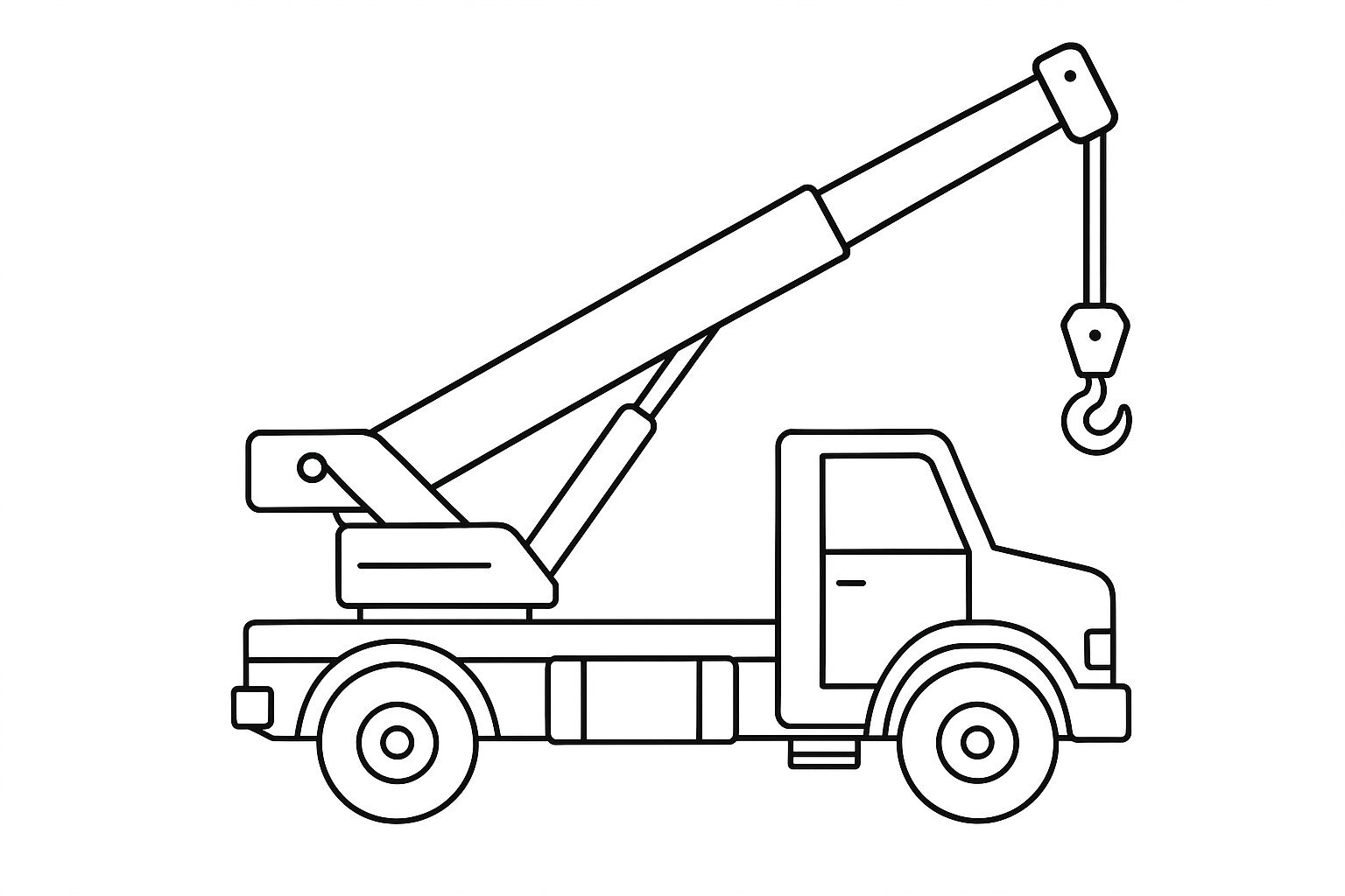 Telescopic Crane Truck