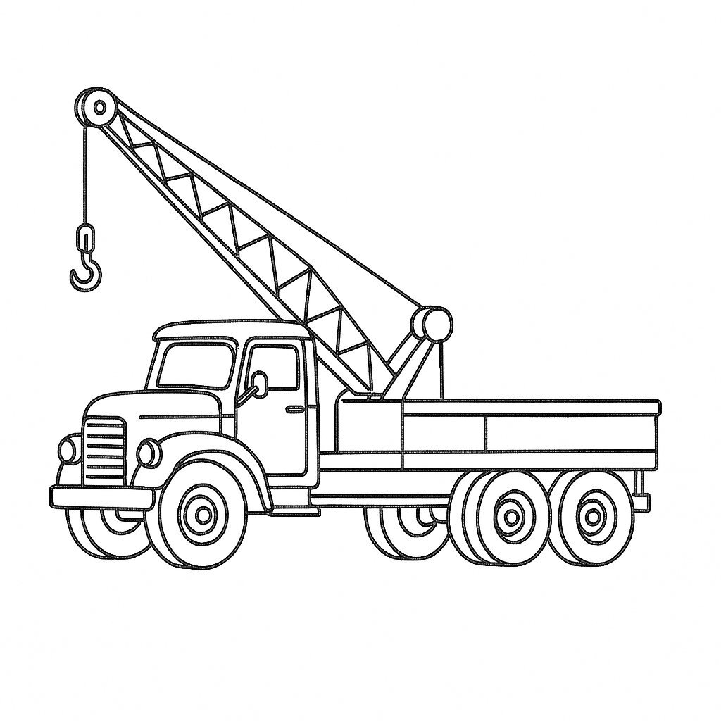 Traditional Crane Truck