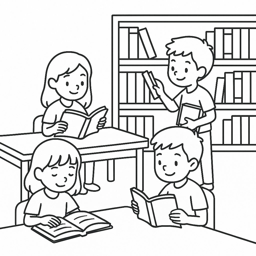 Elementary School Coloring Pages for Kids 2026 – Free PDF Download