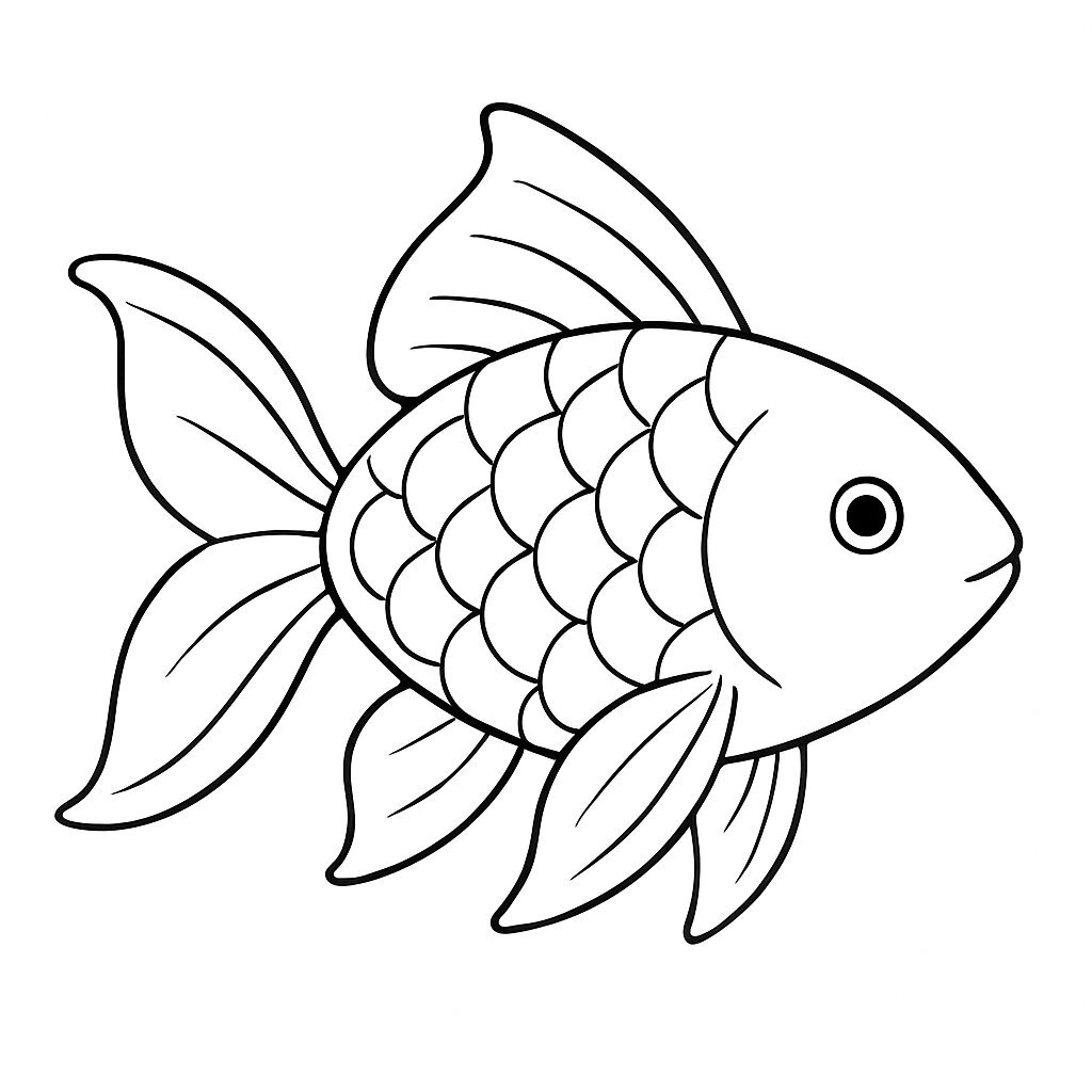 Fish Coloring Pages for Kids 2026 - Free PDF Download