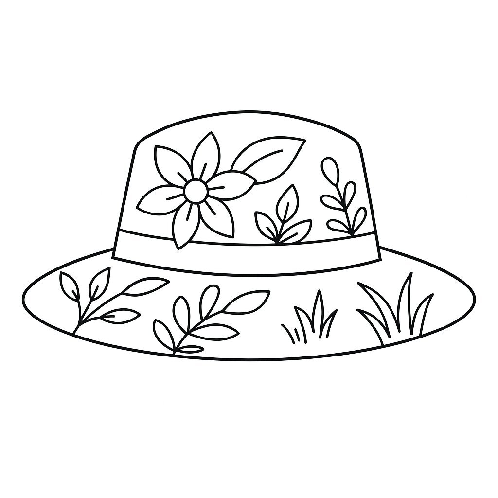 Coloring a Nature-Inspired Hat
