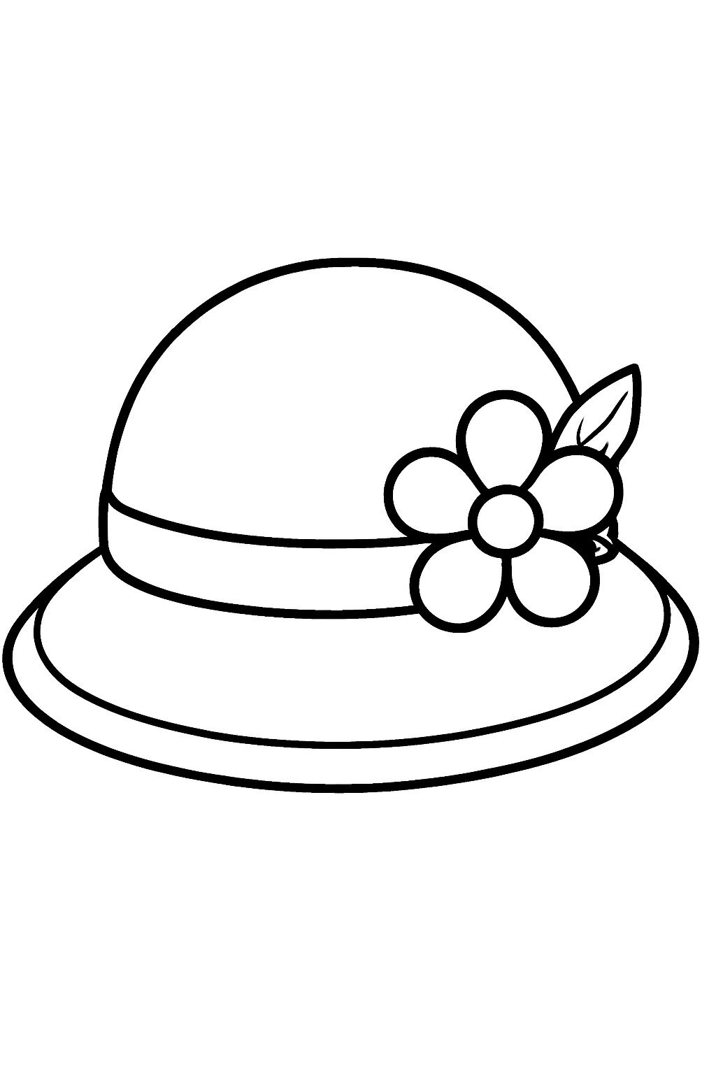 Coloring a Vintage Hat