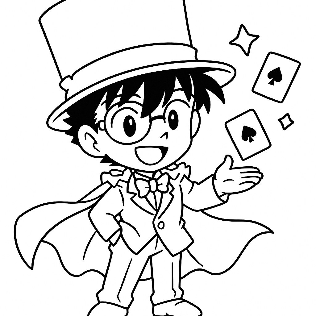Cartoon Kaito Kid