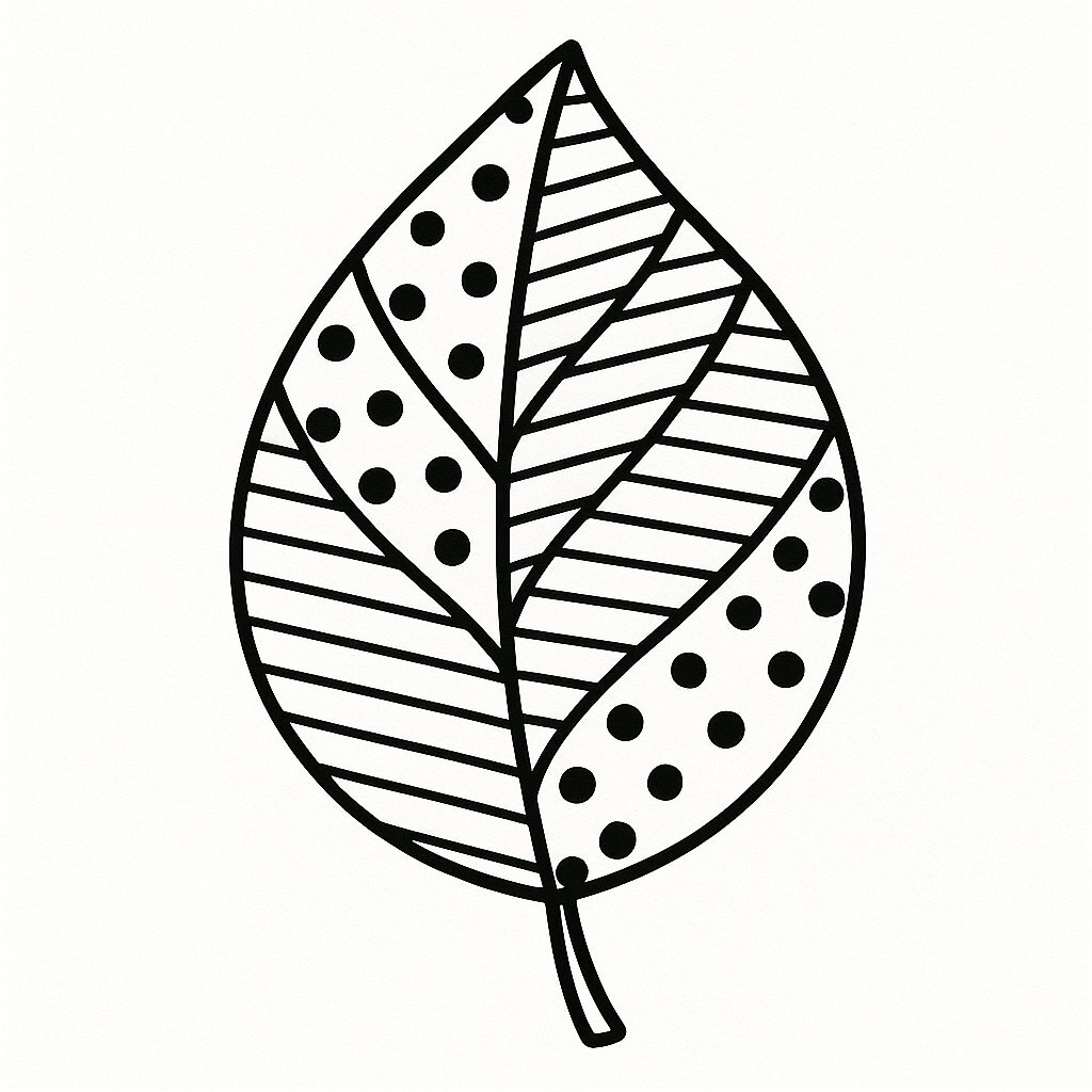 Patterned Leaf Coloring