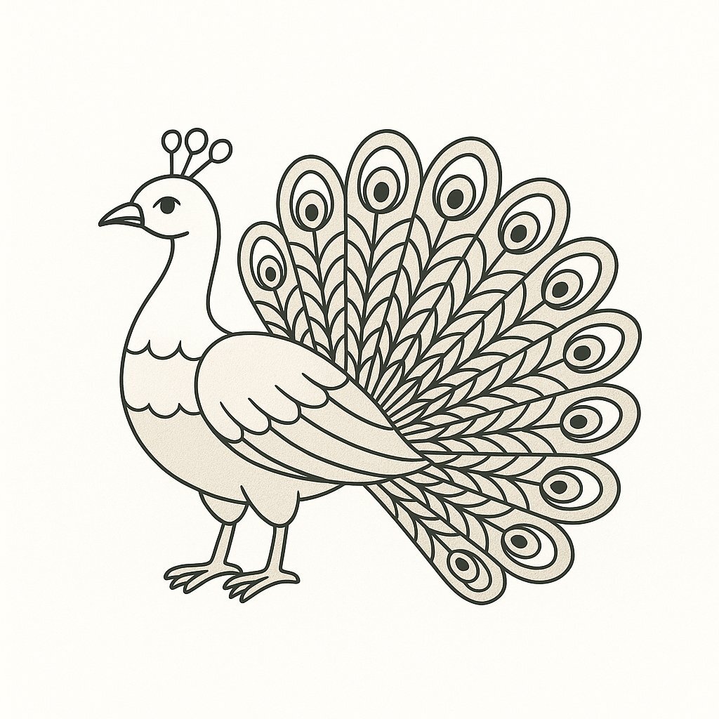 Peacock Coloring Pages for Kids 2026 – Beautiful and Eye-Catching Designs