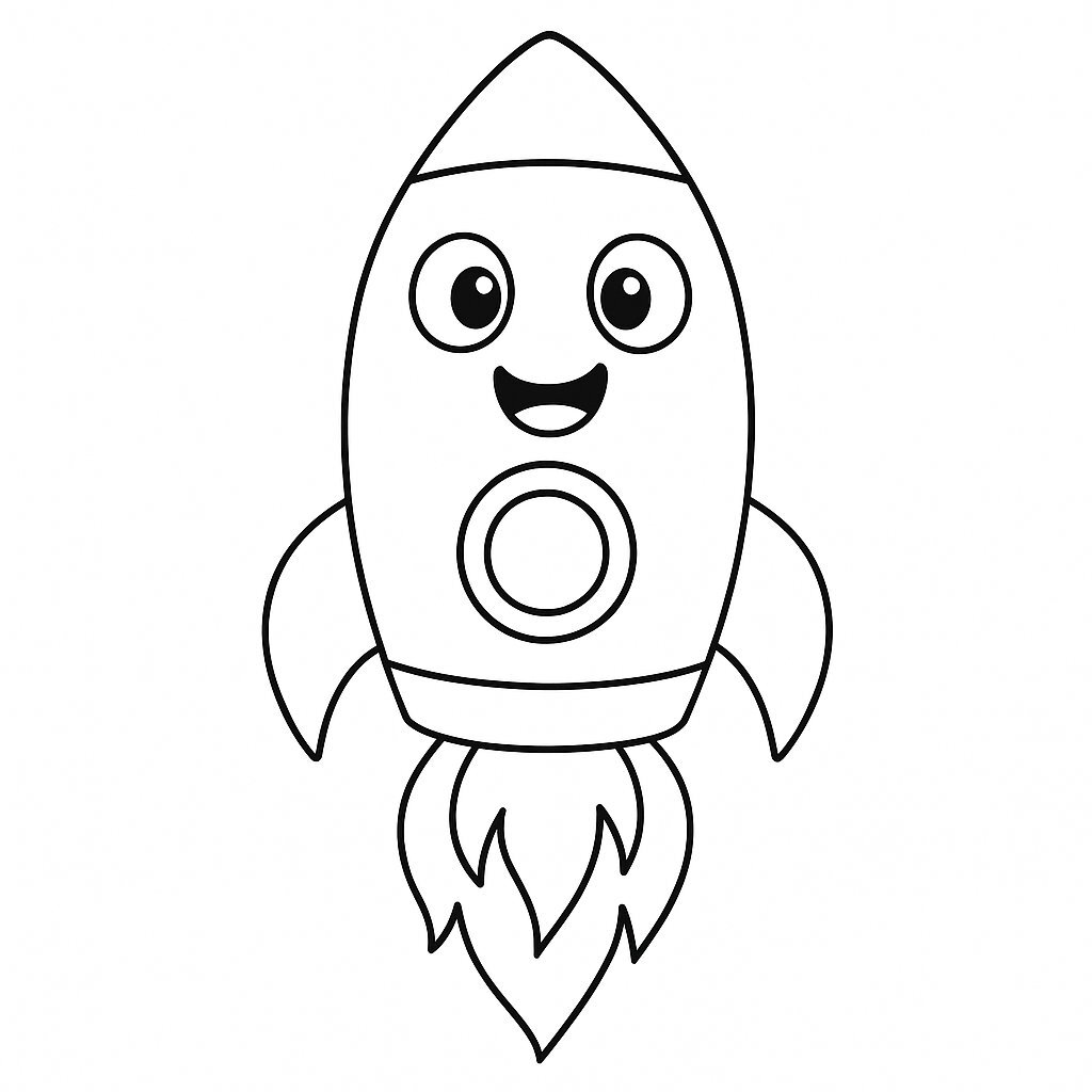 Cartoon Rocket