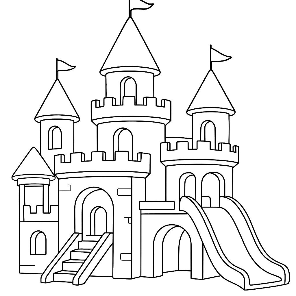 Castle-Themed Slide
