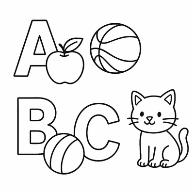 ABC Coloring Pages for Kids 2026 – Free PDF Download