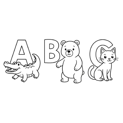 ABC Coloring Pages for Kids 2026 – Free PDF Download