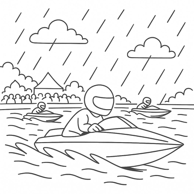 Boat Racing Festival Coloring Pages for Kids 2026
