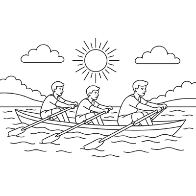 Boat Racing Festival Coloring Pages for Kids 2026