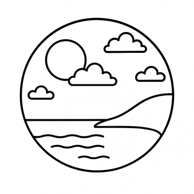 Circle Coloring Pages for Kids 2026 – Simple and Fun Coloring Sheets