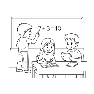 Elementary School Coloring Pages for Kids 2026 – Free PDF Download