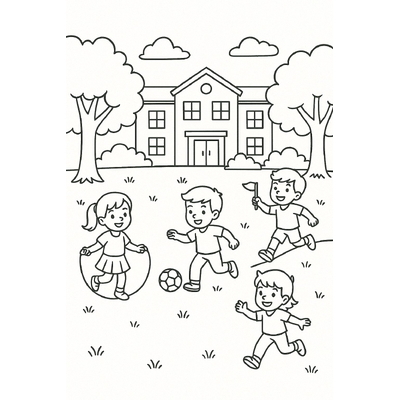 Elementary School Coloring Pages for Kids 2026 – Free PDF Download