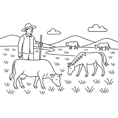 Farming Coloring Pages for Kids 2026 – Free PDF Download