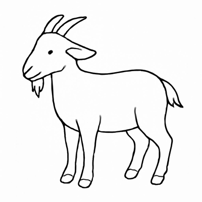 Goat Coloring Pages for Kids 2026 – Cute and Adorable Designs