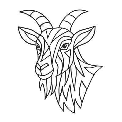 Goat Coloring Pages for Kids 2026 – Cute and Adorable Designs