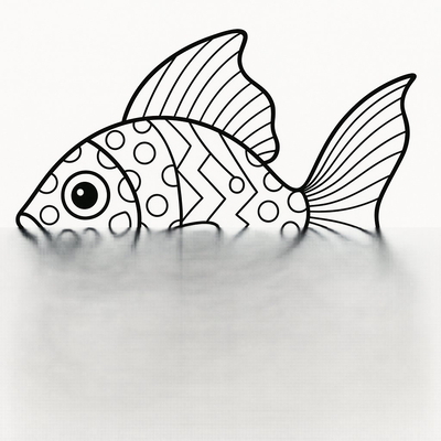 Goldfish Coloring Pages for Kids 2026 – Cute and Adorable Designs