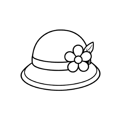Hat Coloring Pages for Kids 2026 – Cute and Fun Designs