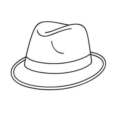 Hat Coloring Pages for Kids 2026 – Cute and Fun Designs