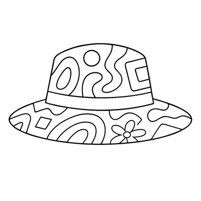 Hat Coloring Pages for Kids 2026 – Cute and Fun Designs