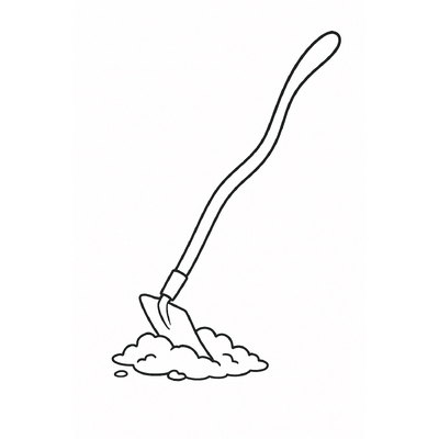Hoe Coloring Pages for Kids - Creative Coloring Pictures 2026