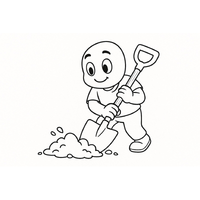 Hoe Coloring Pages for Kids - Creative Coloring Pictures 2026