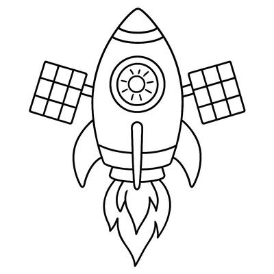 Rocket Coloring Pages for Kids 2026 – Free PDF Download