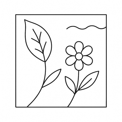 Square Decoration Coloring Pages for Kids 2026 – PDF