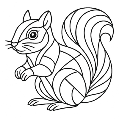 Squirrel Coloring Pages for Kids 2026 – Cute and Adorable Designs