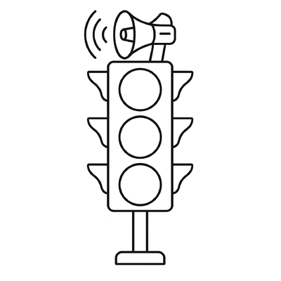 Traffic Light Coloring Pages for Kids - Coloring Sheets 2026
