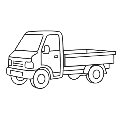 Truck Coloring Pages for Kids - Coloring Sheets 2026