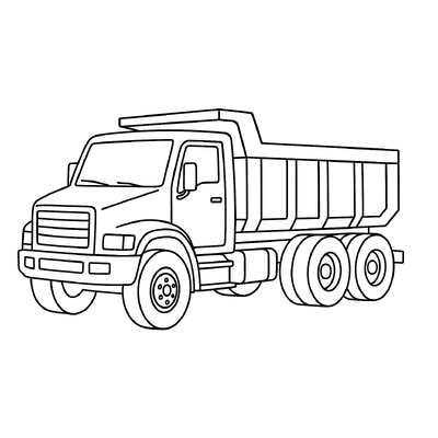 Truck Coloring Pages for Kids - Coloring Sheets 2026
